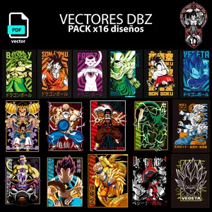 Imagen de portada para Curso online PACK Vectores Dragon Ball Z