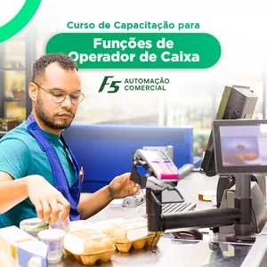 Imagem de capa para o Curso online CURSO DE CAPACITAÇÃO PARA FUNÇÕES DE OPERADOR DE CAIXA