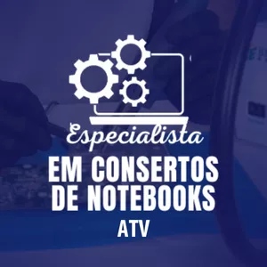 Imagem de capa para o Curso online Especialista em Consertos de Notebooks - ATV