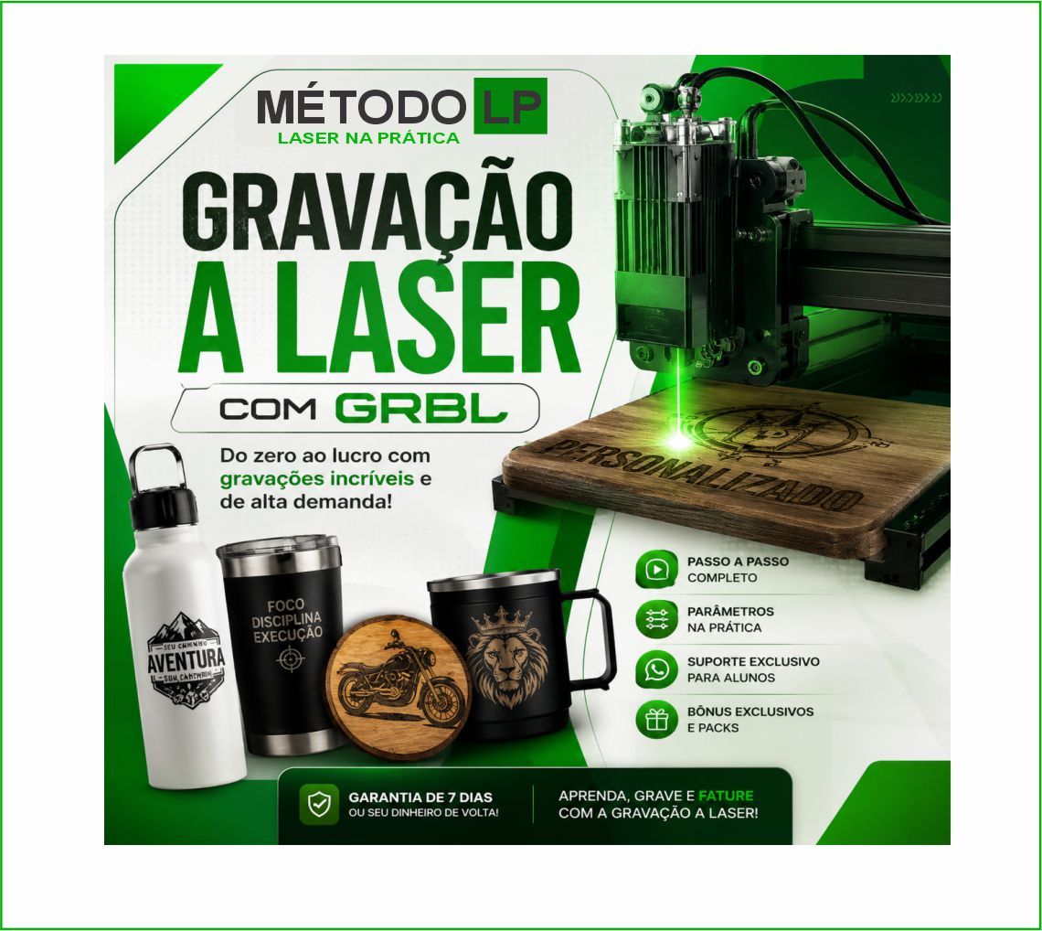 GRAVAÇÃO A LASER MÉTODO LP>