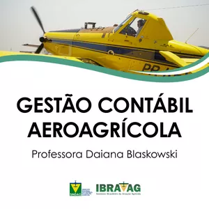 Imagem de capa para o Curso online Gestão Contábil Aeroagrícola 
