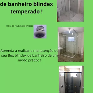 Imagem de capa para o Ebook Guia completo para manutenção de box de banheiro blindex 