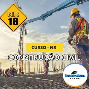 Imagem de Curso NR 18 - Construção Civil criado por Portal Invencível Cursos na hotmart