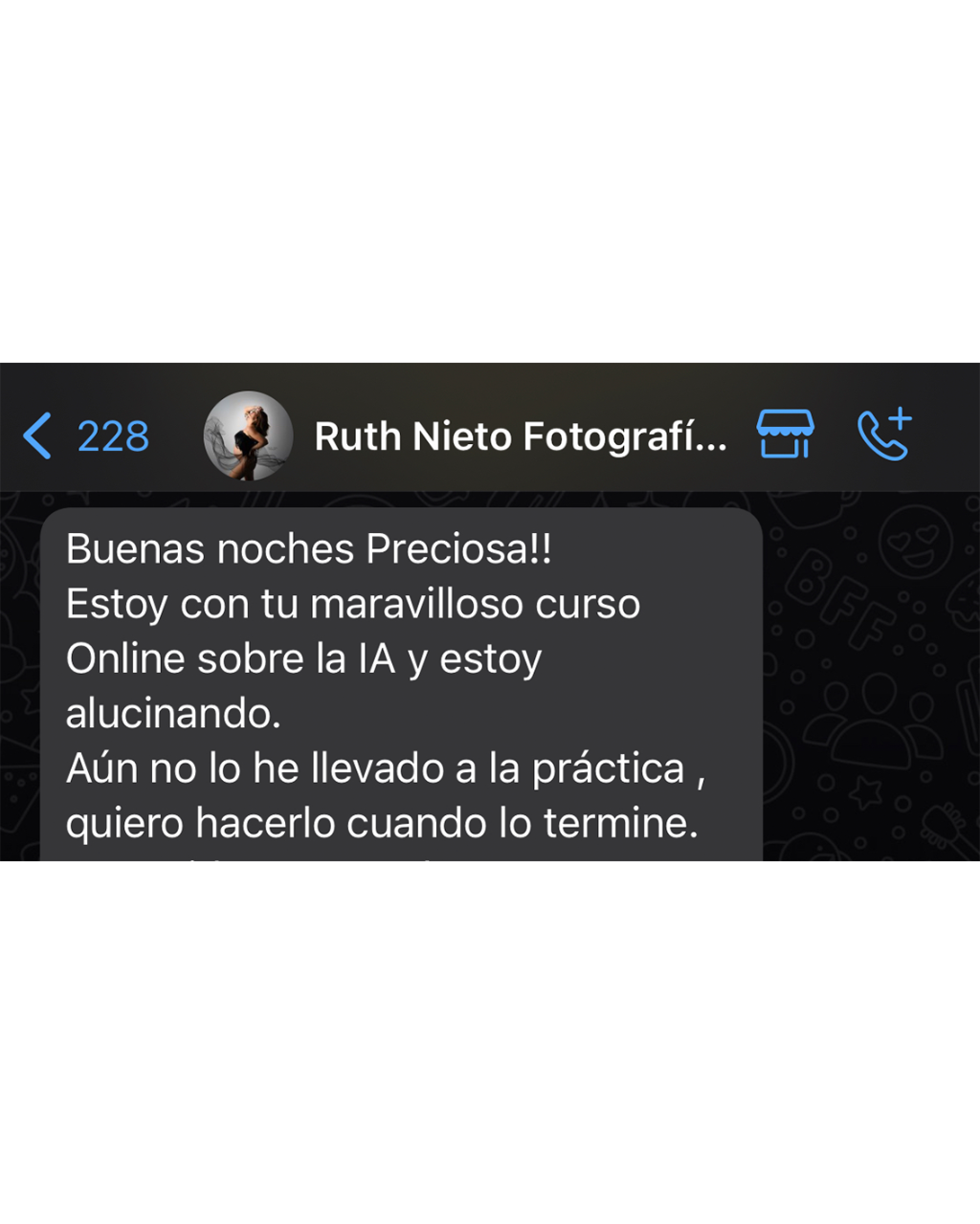 Alumno desde España