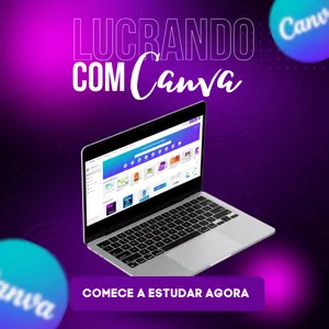 Curso Lucrando com o Canva por Mega Qualifica