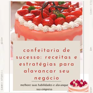 Imagem do curso ''Confeitaria de Sucesso: Receitas e Estratégias Empresariais''
