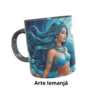 Imagem de capa para o Ebook 🌊✨ Arte Exclusiva de Iemanjá para Sublimação em Canecas – Pacote com 4 Artes + Brinde! ✨🌊