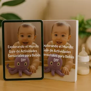 Imagen de portada para Ebook EXPLORANDO EL MUNDO: GUIA DE ACTIVIDADES SENSORIALES PARA BEBES DIY