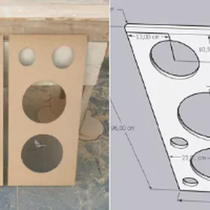 Imagem de capa para o Ebook Projeto  Caixa de som 3 vias