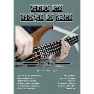 Método de Contrabaixo Saindo das Cabeças de Notas