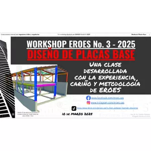 Imagen de portada para Curso online DISEÑO ESTRUCTURAL DE PLACAS BASE