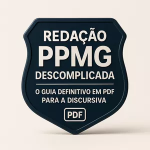 Imagem de capa para o Curso online Redação PPMG Descomplicada
