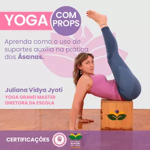 Imagem de capa para o Curso online Yoga com Props