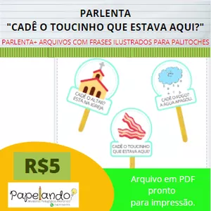 Imagem de capa para o Ebook Parlenda Toucinho