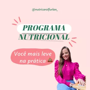 Imagem de capa para o Serviço online Programa Nutricional "Você mais leve na prática"