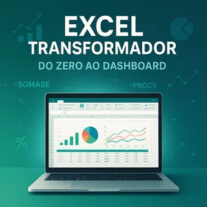 Imagem de capa para o Curso online Excel Transformador - do zero ao Dashboard