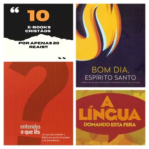 Imagem de capa para o Ebook COMBO 10 EBOOKS CRISTÃOS POR SOMENTE 20 REAIS
