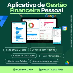 Imagem de capa para o Curso online Aplicativo de Gestão Financeira