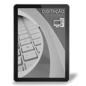 Imagem de capa para o Ebook Aprenda a escrever rápido! Ebook Digitação | informática básica.