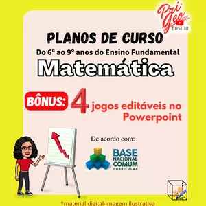 Planejamento anual de Matemática + 4 jogos Powerpoint