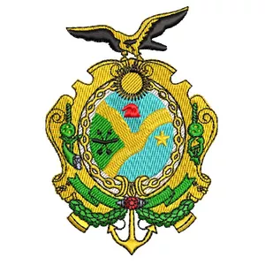 Imagem de capa para o Ebook Matriz de Bordado Brasão Amazonas