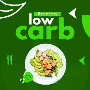 Image de couverture pour le Ebook 100 Recettes Low Carb