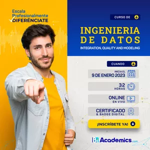 Imagen de portada para Evento online Curso Ingeniería de Datos