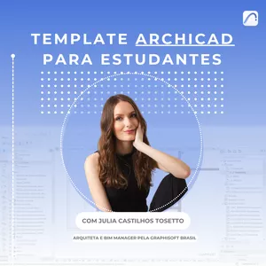Imagem de capa para o Curso online TEMPLATE DE ARCHICAD PARA ESTUDANTES 
