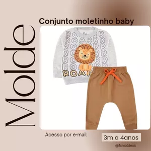 Imagem de capa para o Ebook Molde conjunto moletinho baby 