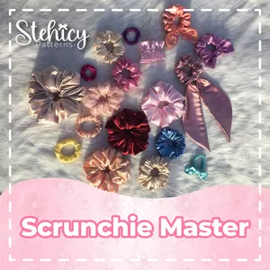 Imagen de portada para Curso online Scrunchie Master: Set Completo de Patrones y Guías