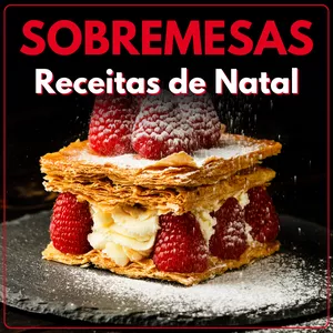 Imagem de capa para o Ebook Receitas de Natal - SOBREMESAS