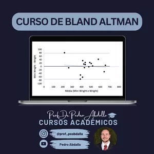 Imagem de Curso de Bland Altman criado por Prof. Pedro Abdalla na hotmart