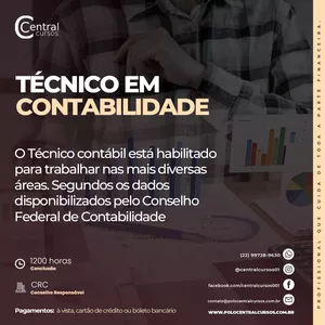 Imagem de capa para o Curso online Técnico De Contabilidade