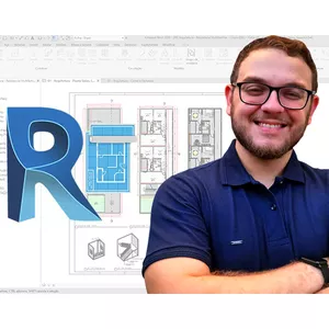 Imagem de capa para o Curso online Revit Arquitetônico - Template e Treinamento 
