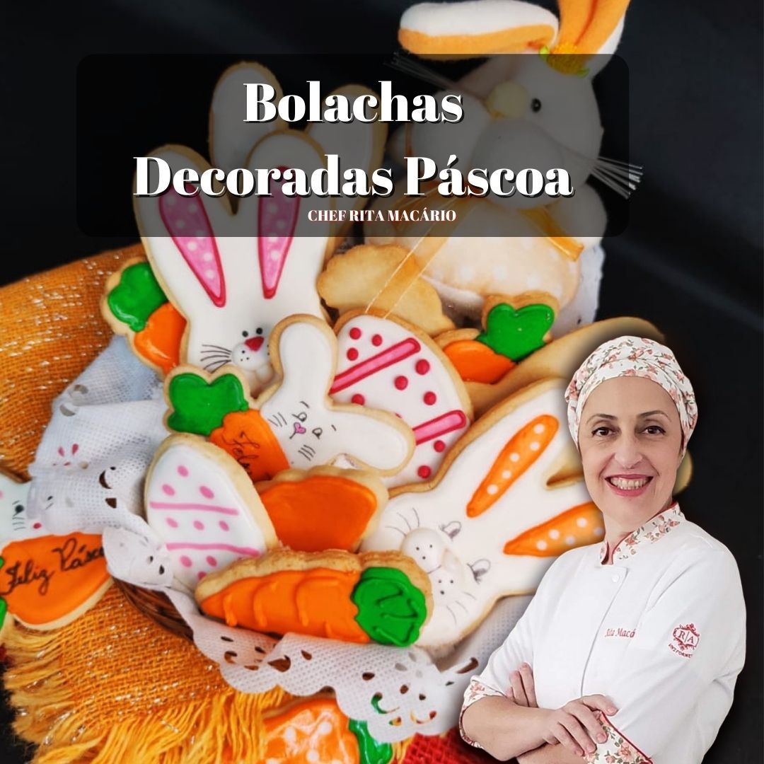 Imagem do curso Bolachas Decoradas Páscoa - Iniciantes