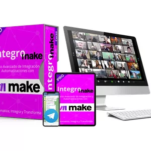 Imagen de portada para Curso online Domina Make: Automatiza tu Mundo y Multiplica tu Productividad Sin Esfuerzo