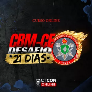 Imagem de capa para o Curso online CURSO DE RETA FINAL - DESAFIO 21 DIAS CBM-CE