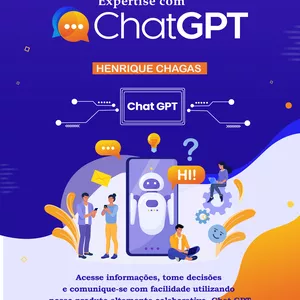 Imagem de capa para o Ebook Inteligência Artificial ChatGPT