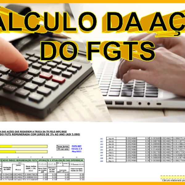 Calculo Da Acao Do Fgts Entrega Em Minutos Hotmart