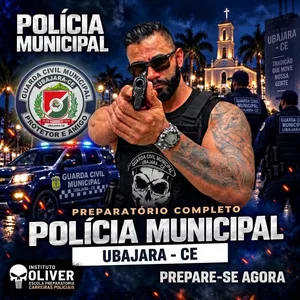 Imagem do curso 👮‍♂️ PREPARATÓRIO COMPLETO GUARDA MUNICIPAL DE UBAJARA - CE👮‍♂️ GCM - INSTITUTO ÓLIVER
