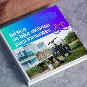 Imagem de capa para o Ebook O Básico da Bike Elétrica para Iniciantes (Bicicleta Elétrica)