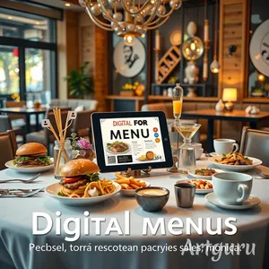 Imagen de portada para Ebook "Menús Digitales para Restaurantes: Guía Práctica para Atraer Más Clientes y Vender Más"