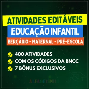 Imagem de ATIVIDADES - EDUCAÇÃO INFANTIL - BNCC 2025 criado por ALFABETINHO na hotmart