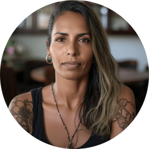 Isabela, 43 anos