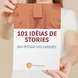 Imagem de capa para o Ebook 101 ideias de Stories