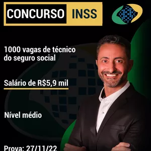 Imagem do curso Curso Online - Concurso INSS 2022 - com Professor Marcos Corrêa