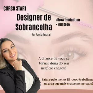 Imagem de capa para o Curso online Curso Start Design de Sobrancelha