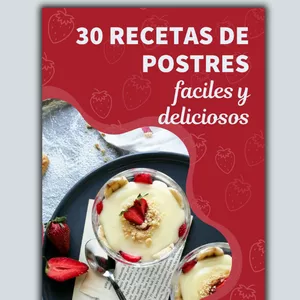 Imagen de portada para Ebook 30 Recetas de Postres Faciles y Sencillas
