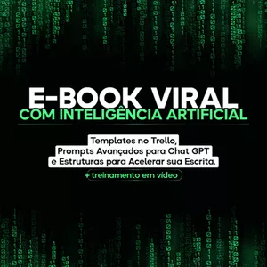 Imagem de capa para o Curso online E-book Viral com I.A