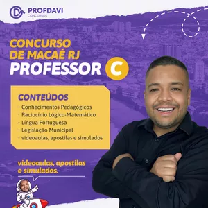 Imagem de capa para o Curso online Concurso Macaé RJ - Professor C